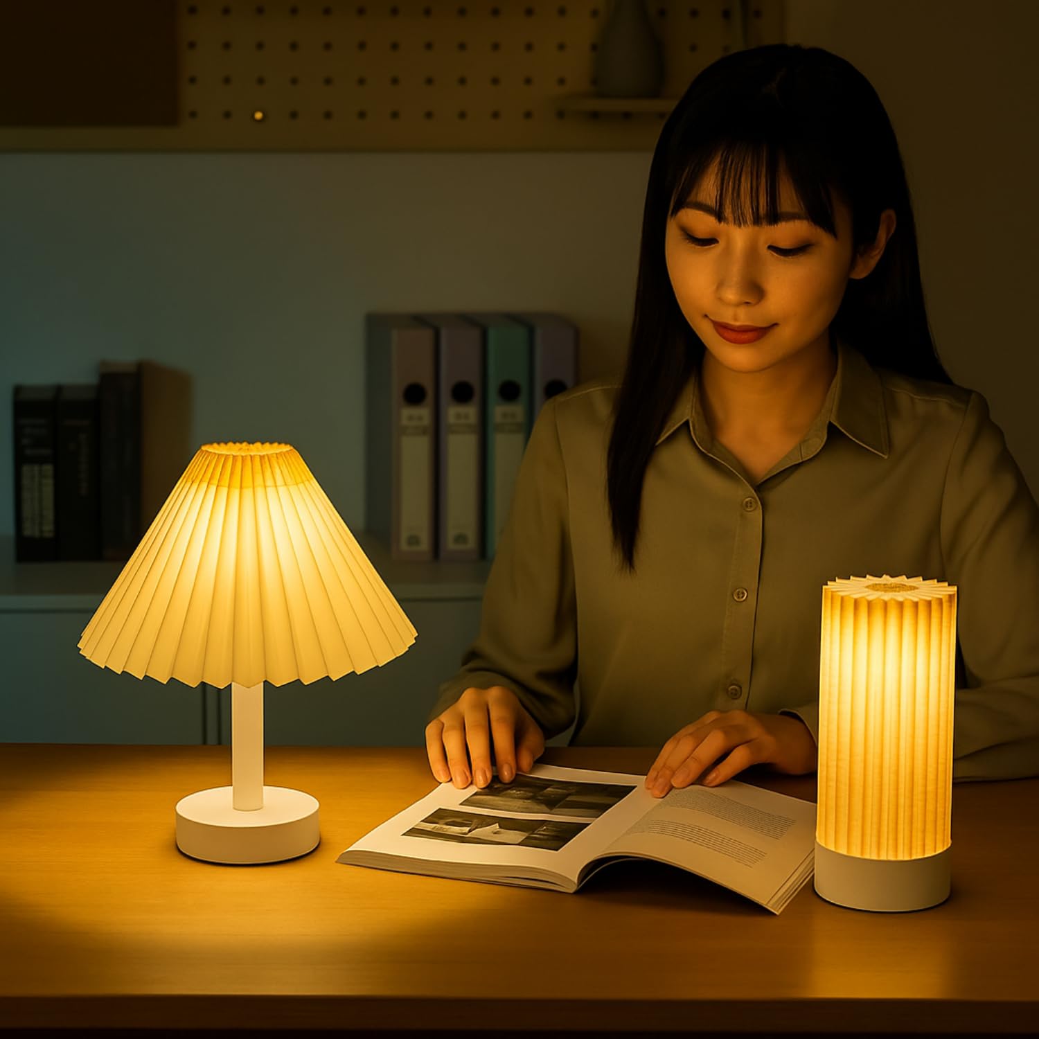 Zipkart Rechargeable Cylinder and Umbrella Night Lamp | Zipkart